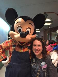 I found farmer Mickey! We did a character breakfast in Epcot and it was awesome.