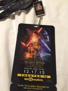 Yeah, we went to a VIP premiere event of Star Wars: The Force Awakens....INCREDIBLE